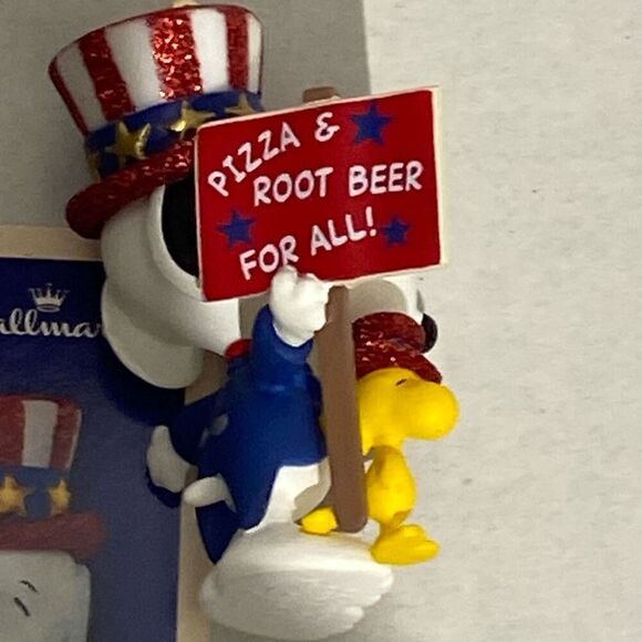 Hallmark Keepsake Peanuts The Winning Ticket Snoopy Woodstock Christmas Ornament - Picture 5 of 10